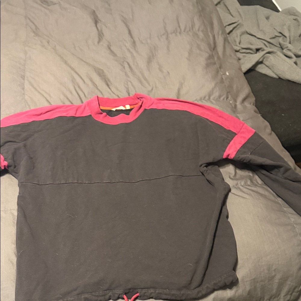 cotopaxi Black Pullover with Pink Shoulder Accents